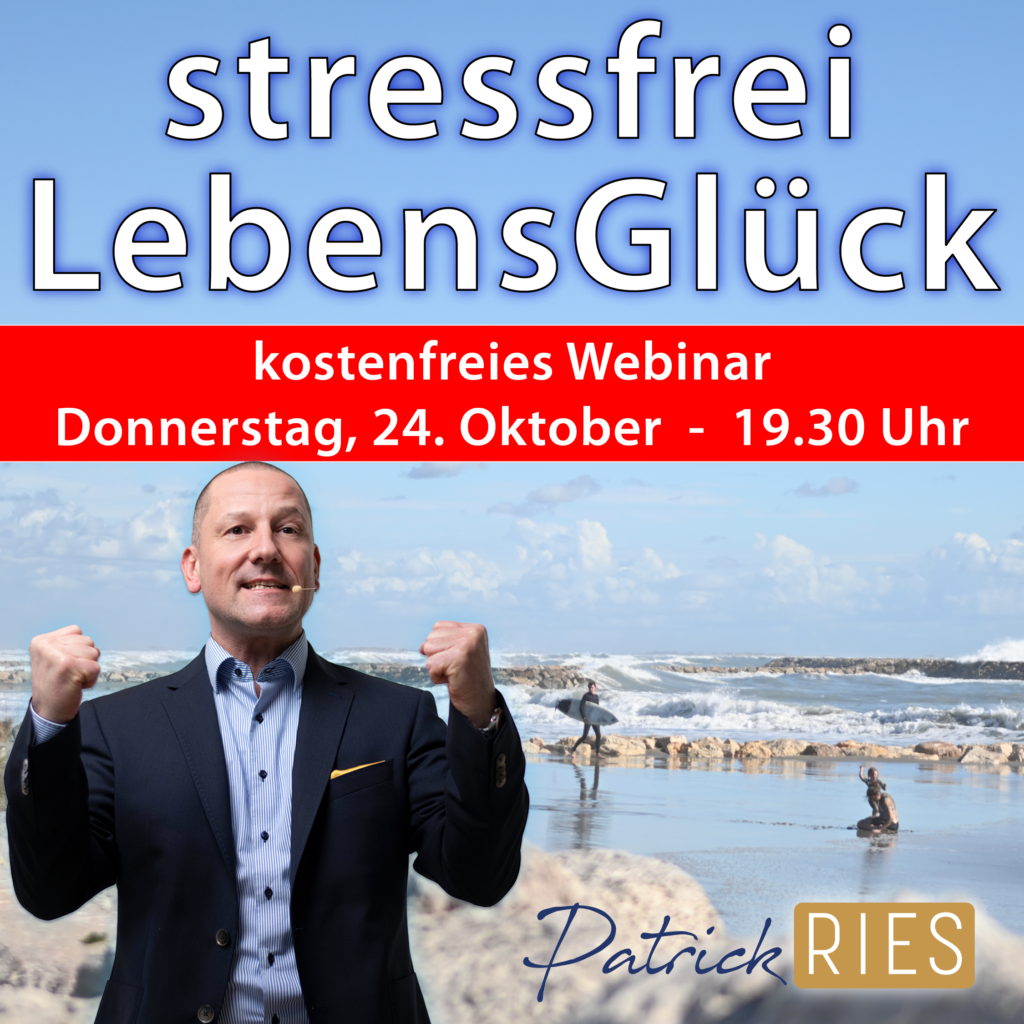 Webinar "stressfrei LebensGlück" - kostenfrei am 24. Oktober