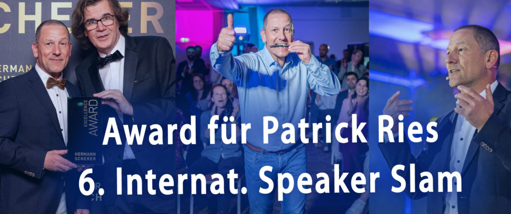 Speaker-Award für Patrick Ries