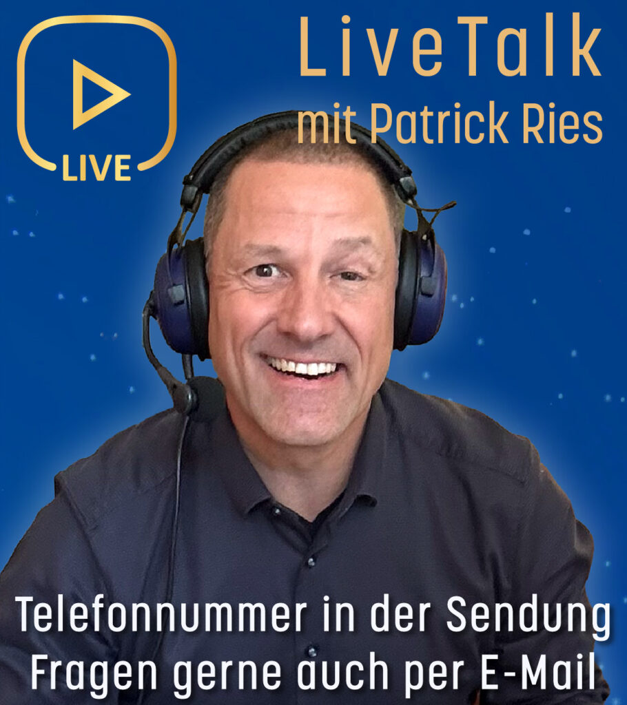 LiveTalk mit Patrick Ries - mit Infos zum Kontakt