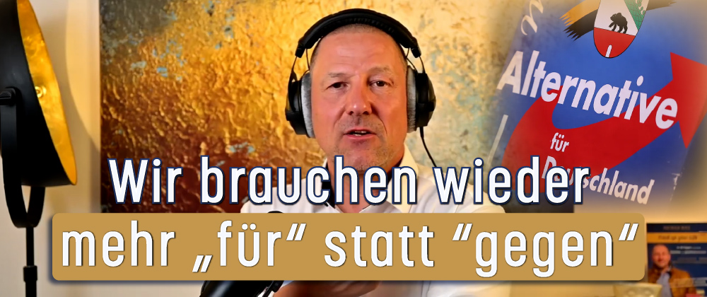 HappyErfolgReich Podcast - Gedanken von Patrick Ries, wie eine AfD verhindert werden kann